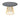 Modrest Holly Modern Black & Gold Round Dining Table - What A Room