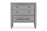 Rockport Three Drawer Large Nightstand in Yin - What A Room