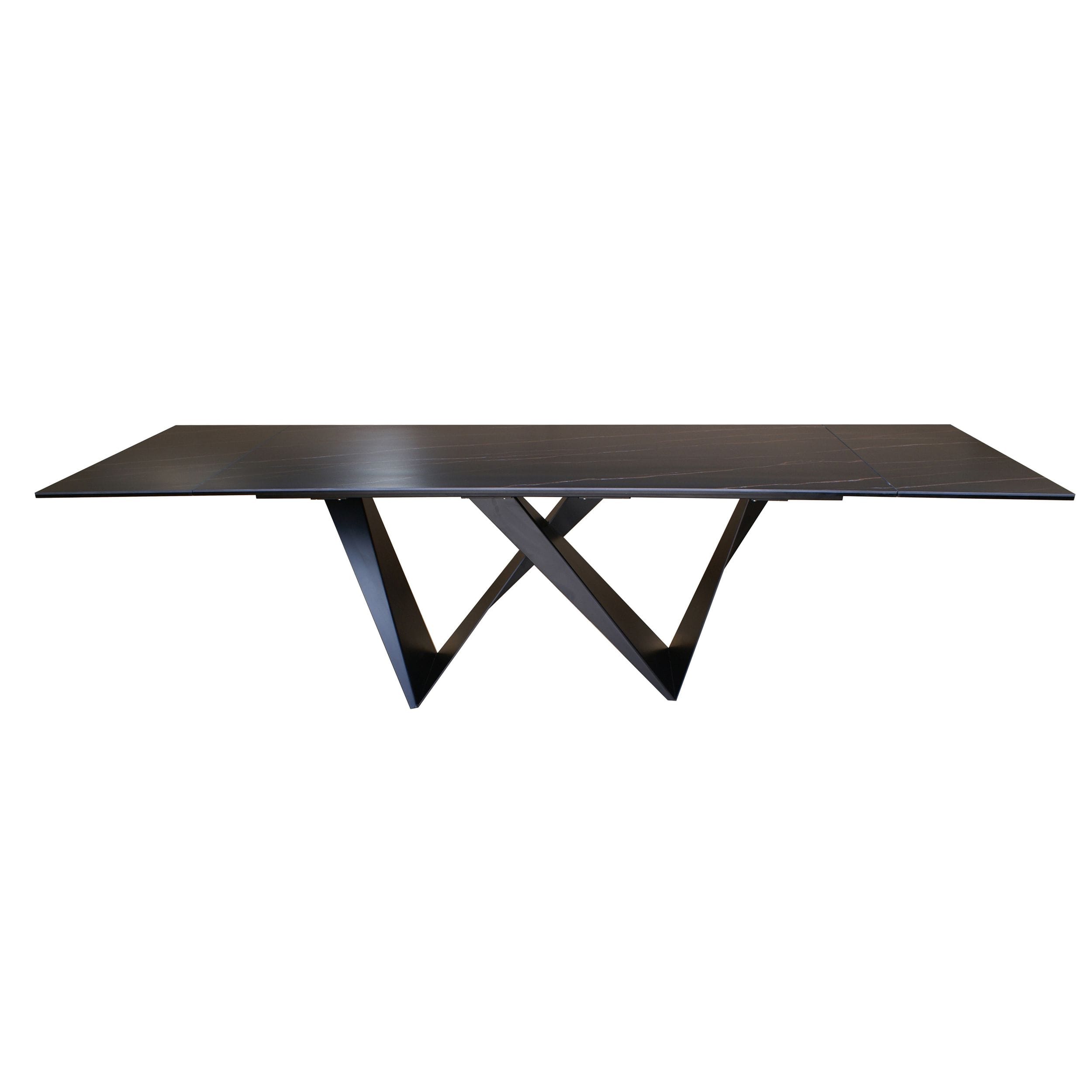 Modrest Fritz - Modern Black Extendable Ceramic Dining Table - What A Room