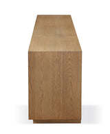 One Coastal Modern 84 inch TV Console in Bisque - What A Room