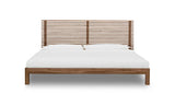 Tanner Solid Ash Platform Bed in Roux - What A Room
