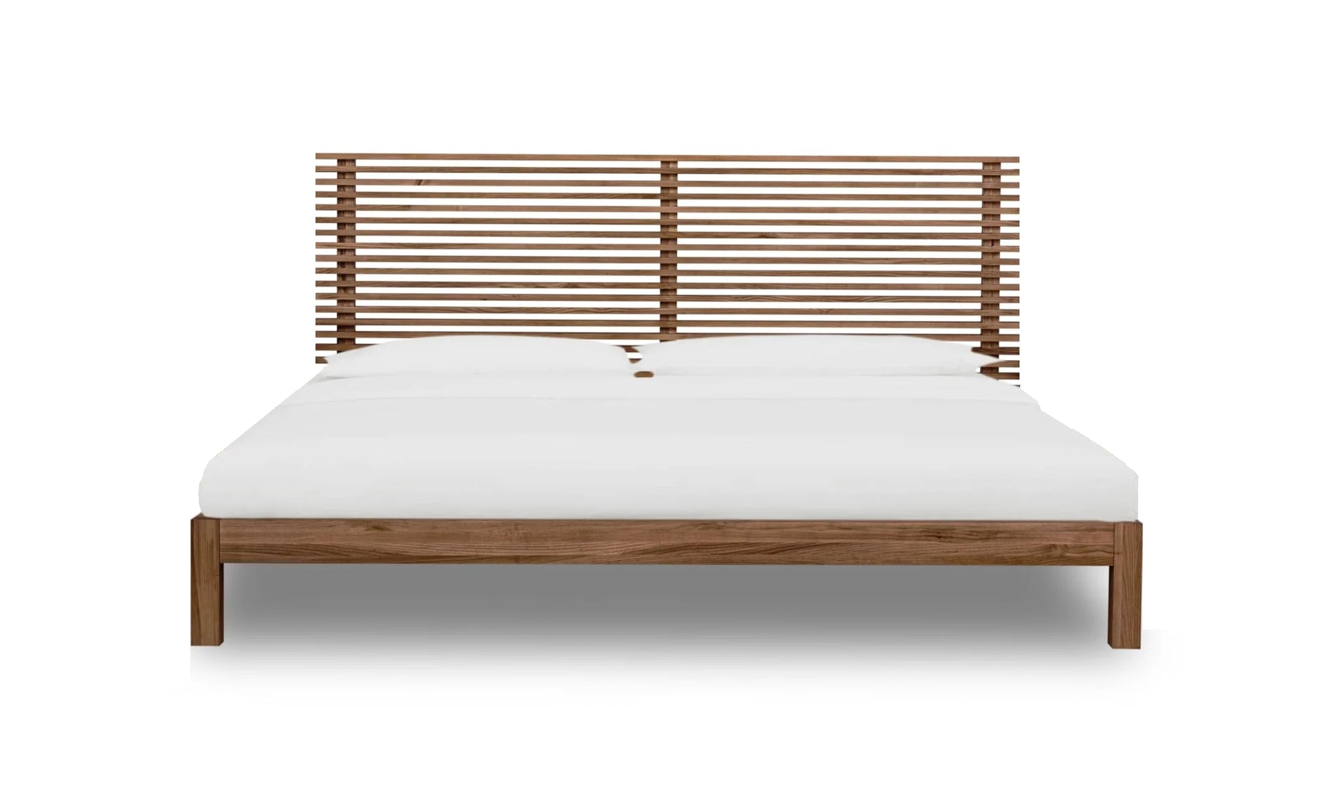Tanner Solid Ash Platform Bed in Roux - What A Room