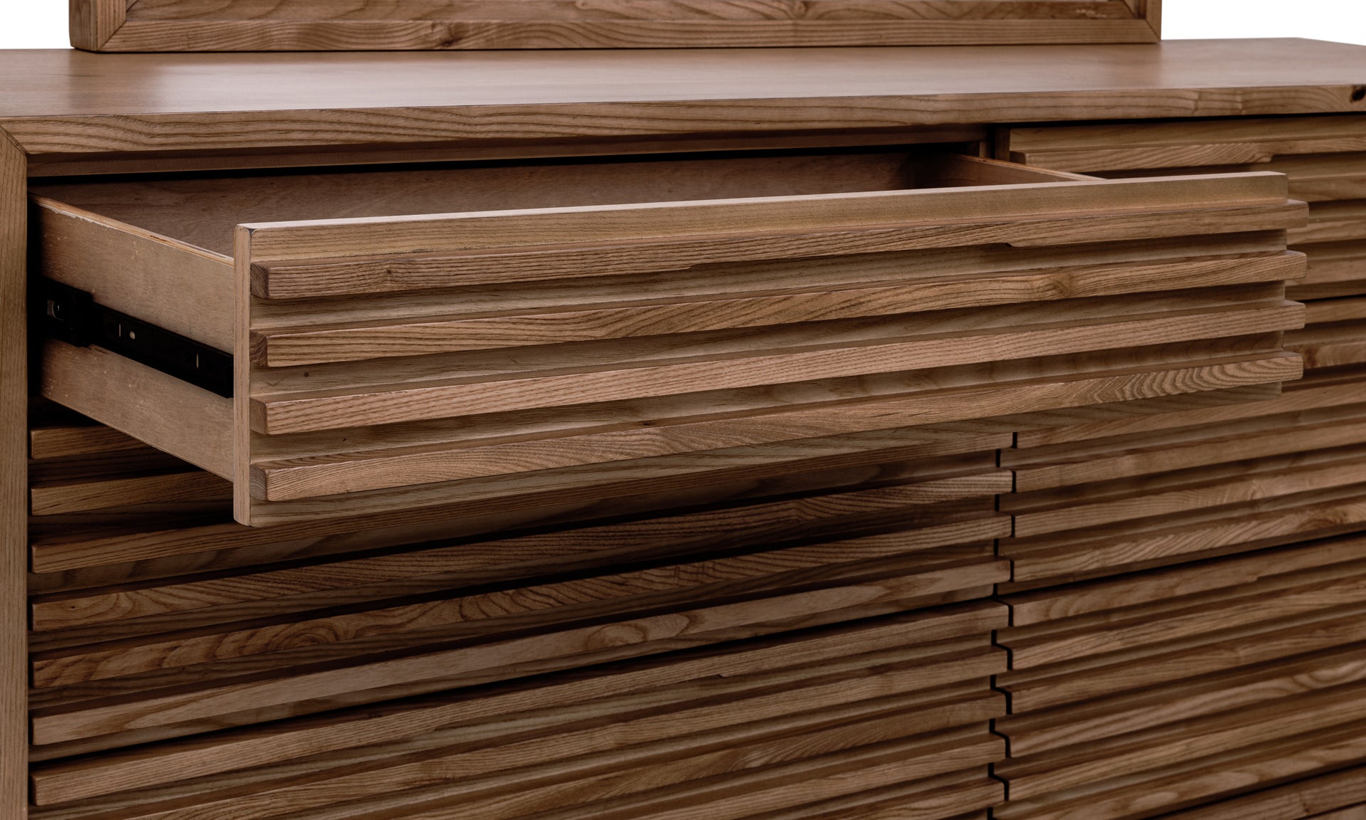 Tanner Six Drawer Ash Wood Dresser in Roux - What A Room
