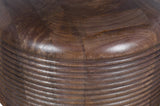 Liyana Solid Wood Round Dining Table in Natural Tan - What A Room