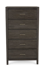Nevis Five Drawer Chest in Sharkskin - What A Room