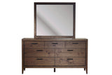 Boracay Seven Drawer Walnut Dresser in Wild Oats Brown - What A Room