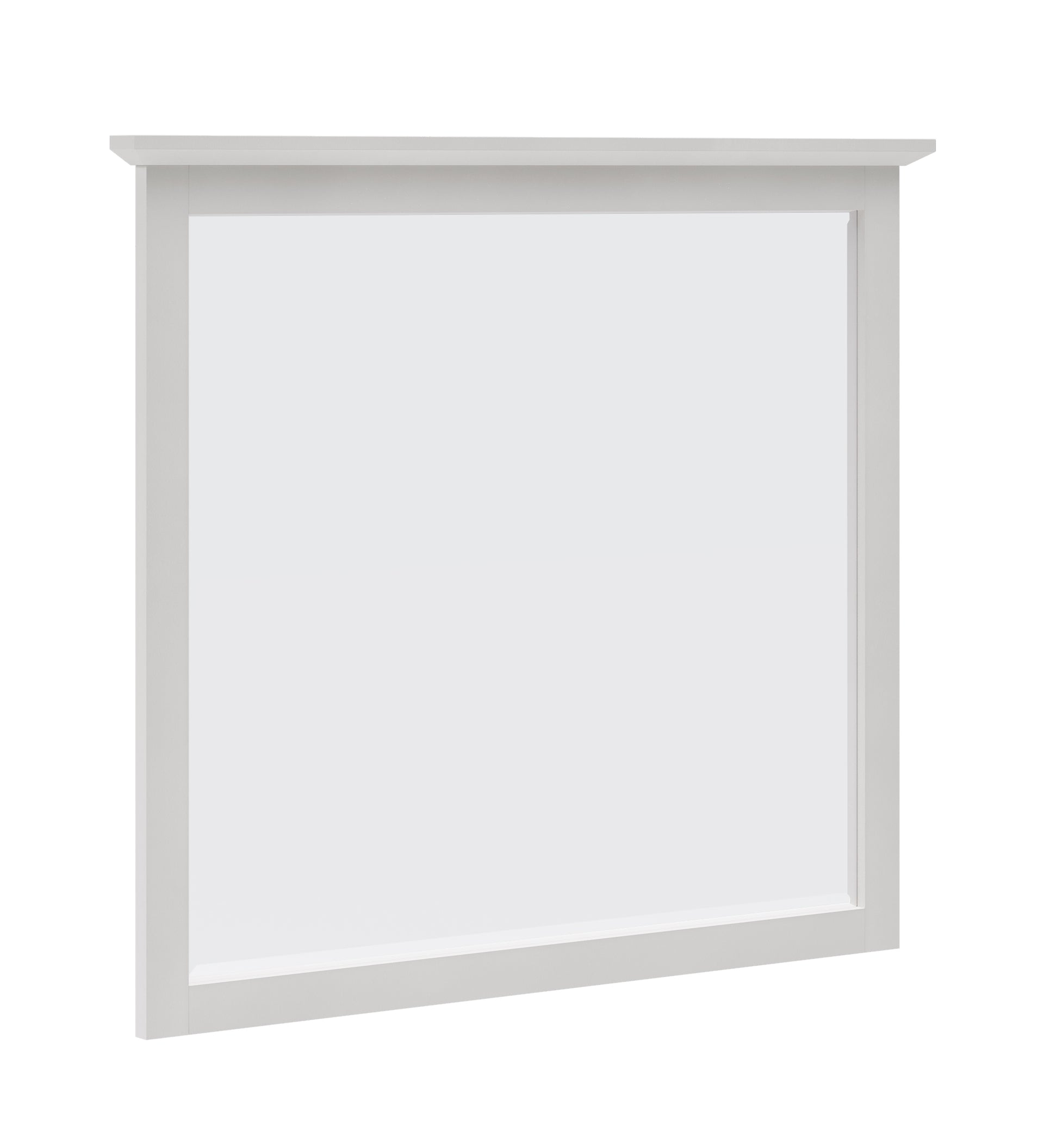 Grace Wall or Dresser Mirror in Snowfall White - What A Room