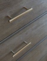 Nevis Five Drawer Chest in Sharkskin - What A Room