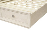 Maxime Two Drawer Footboard Storage Platform Bed In Ash - What A Room