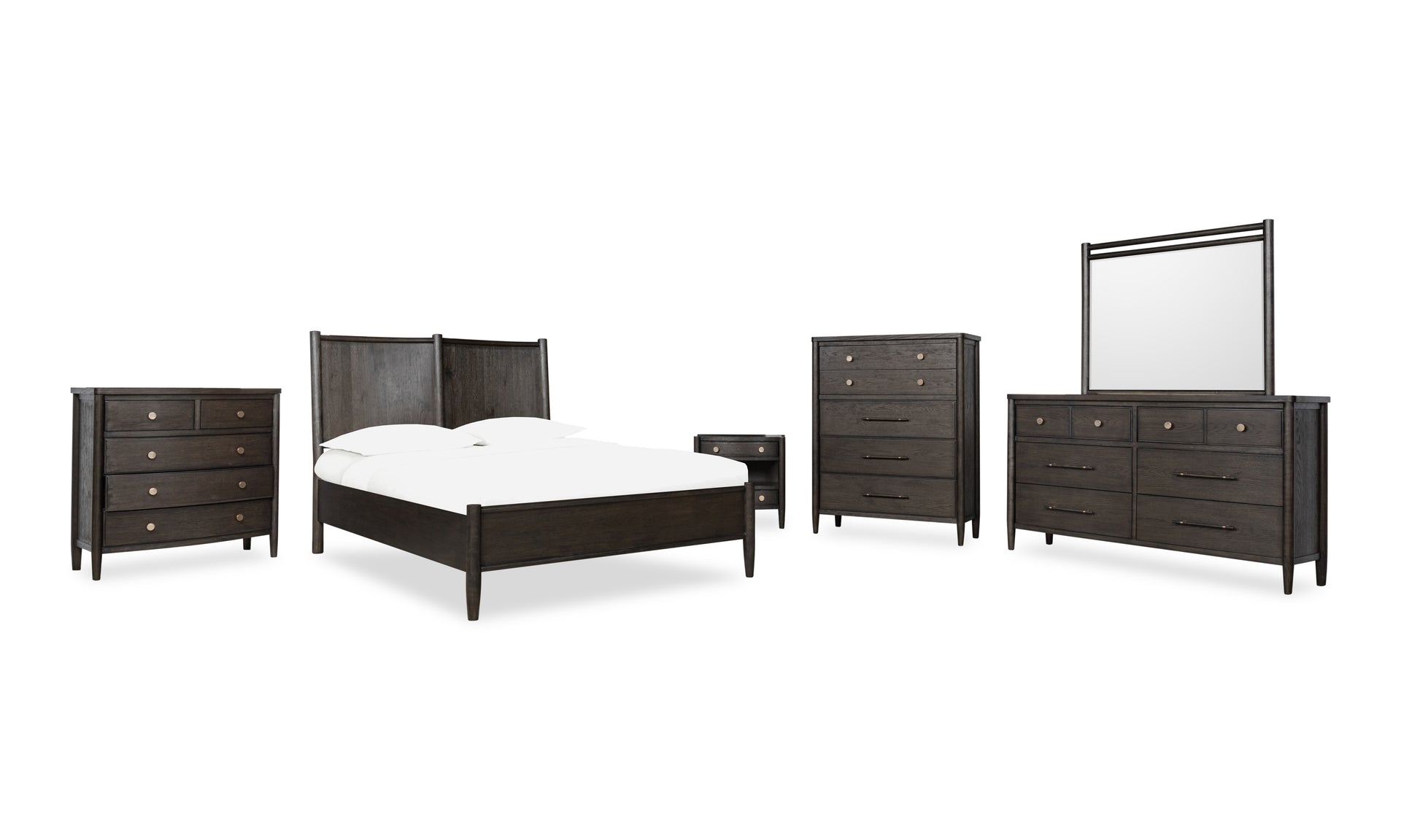 Rockport Eight Drawer Oak Wood Dresser in Yin - What A Room