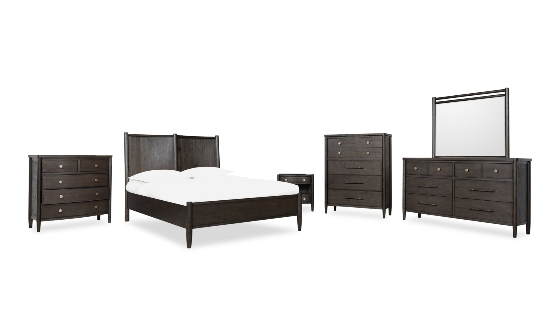 Rockport Eight Drawer Oak Wood Dresser in Yin - What A Room