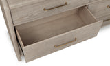 Gardenia Six Drawer Oak Wood Dresser in Chai - What A Room
