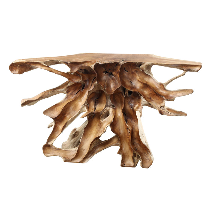 Teak Root Console Table
