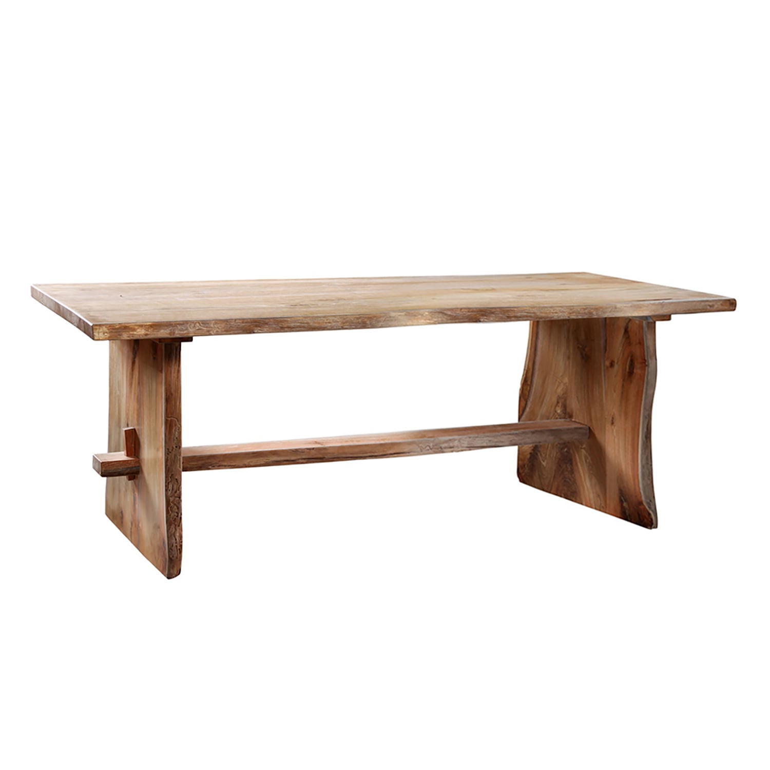 Solid Teak Live Edge Table - What A Room