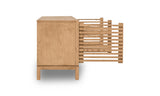 Tanner Four Door Solid Ash Media Console in Flaxen - What A Room