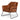 Modrest Jennifer - Industrial Brown Eco-Leather Accent Chair - What A Room