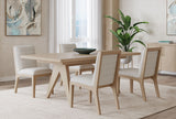 Sumire Ash Wood Rectangular Extension Table in Ginger - What A Room