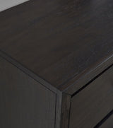 Lucerne Five-Drawer Metal Leg Chest in Vintage Coffee - What A Room