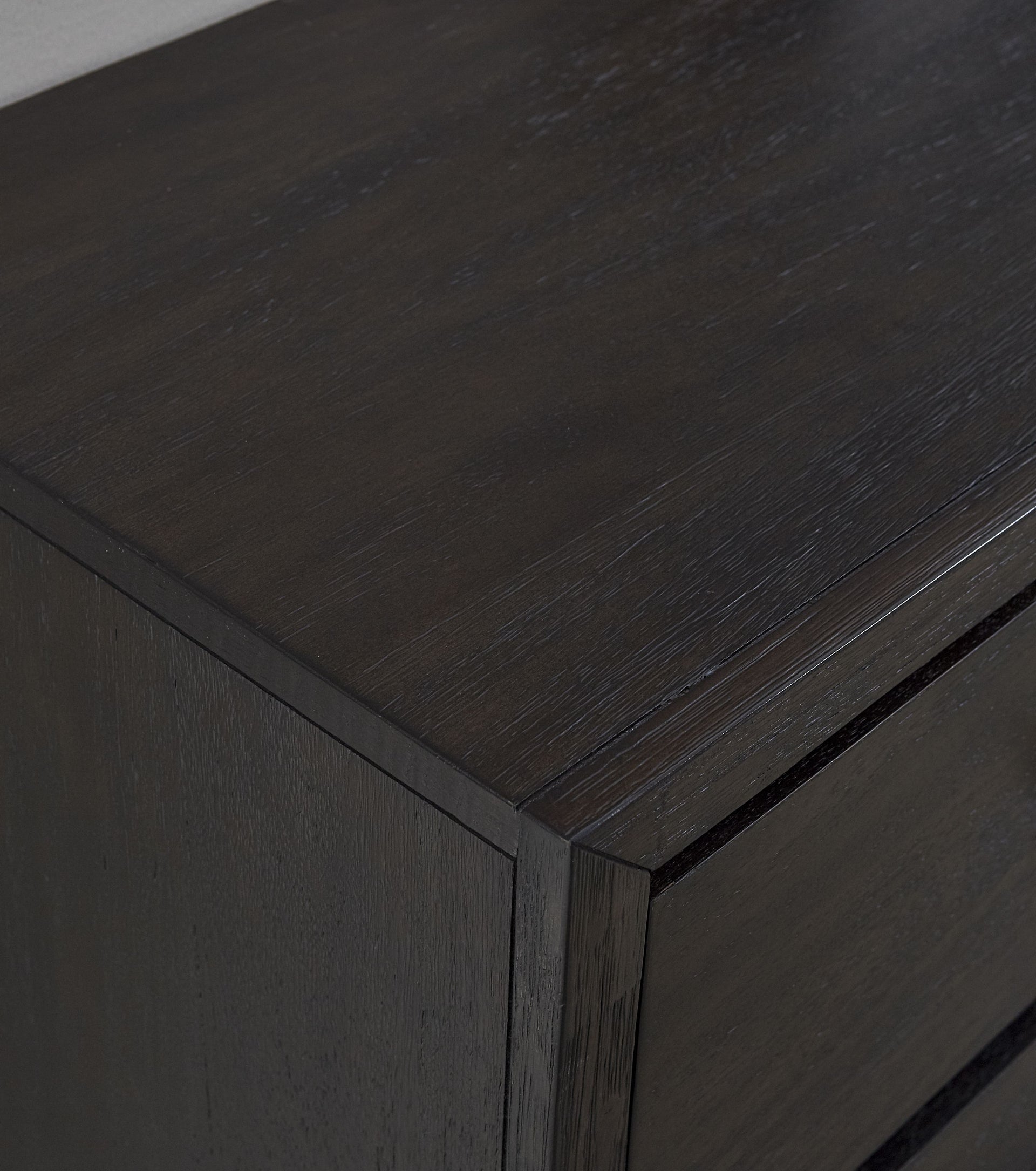 Lucerne Five-Drawer Metal Leg Chest in Vintage Coffee - What A Room