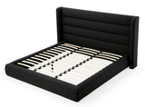 Frank Upholstered Wingback Platform Bed in Ember Boucle - What A Room