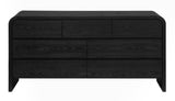 Elora Six Drawer Dresser in Jet Black Ash - What A Room