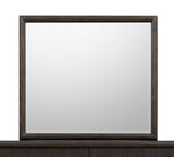 Dorsey Solid Wood and Glass Mirror in Basalt Grey - What A Room