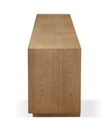 One Coastal Modern 74 inch TV Console in Bisque - What A Room