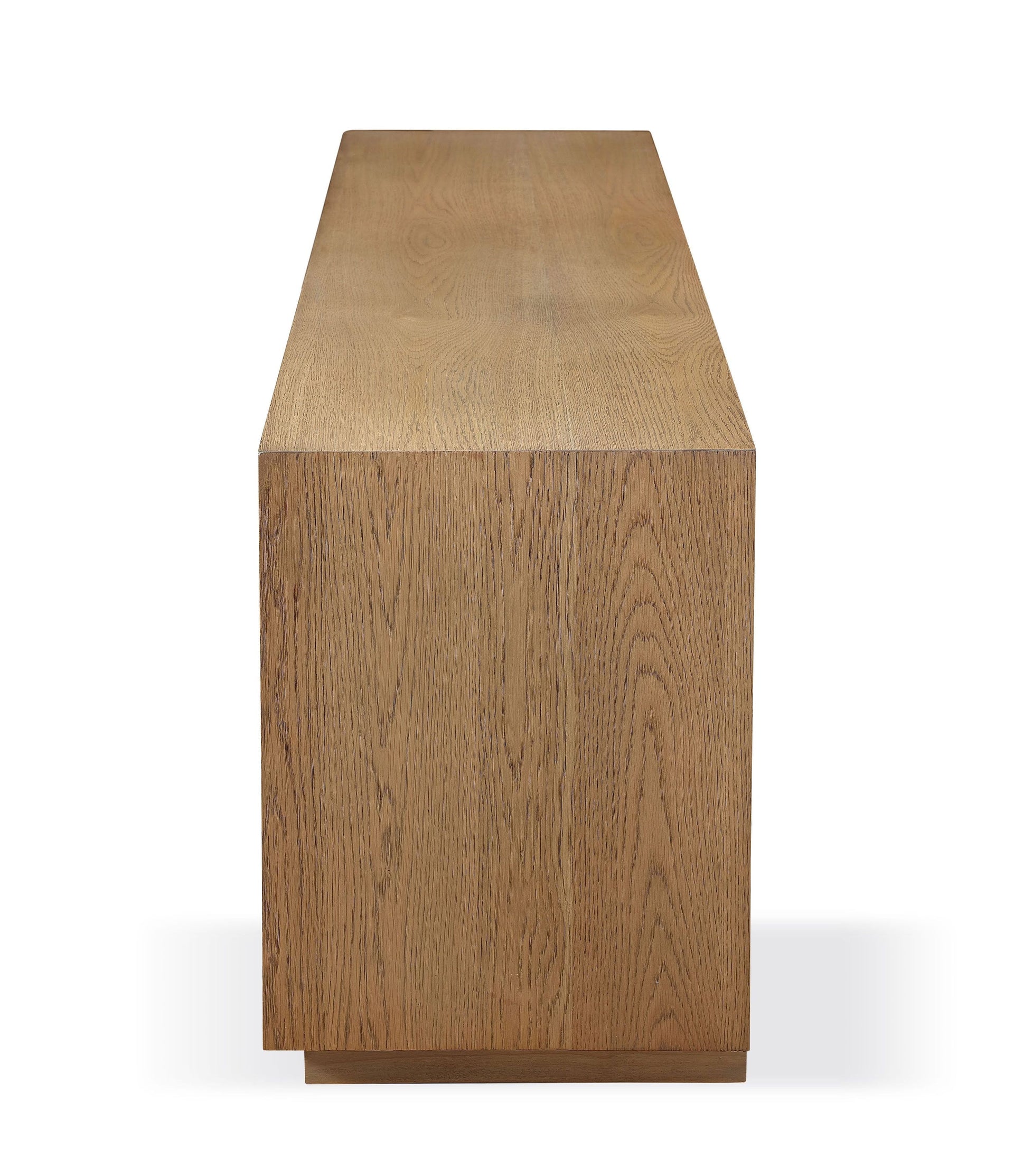 One Coastal Modern 74 inch TV Console in Bisque - What A Room