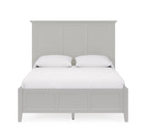 Grace Three Panel Bed in Elephant Grey - What A Room