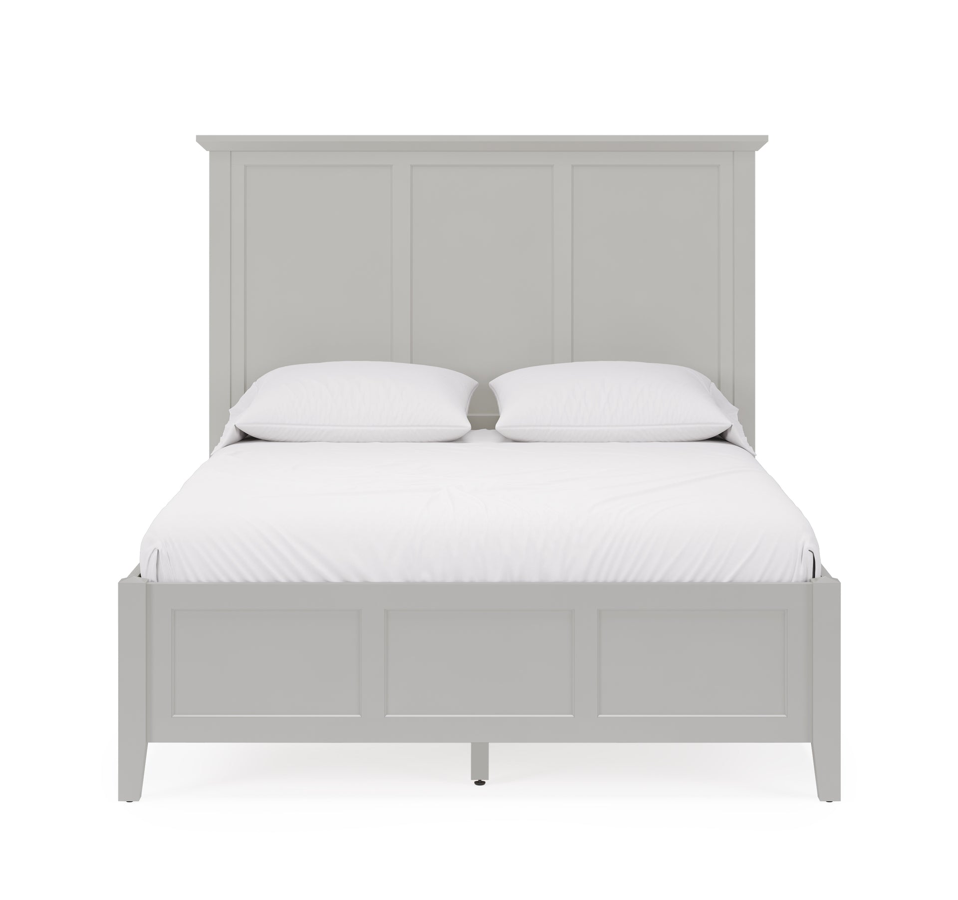 Grace Three Panel Bed in Elephant Grey - What A Room