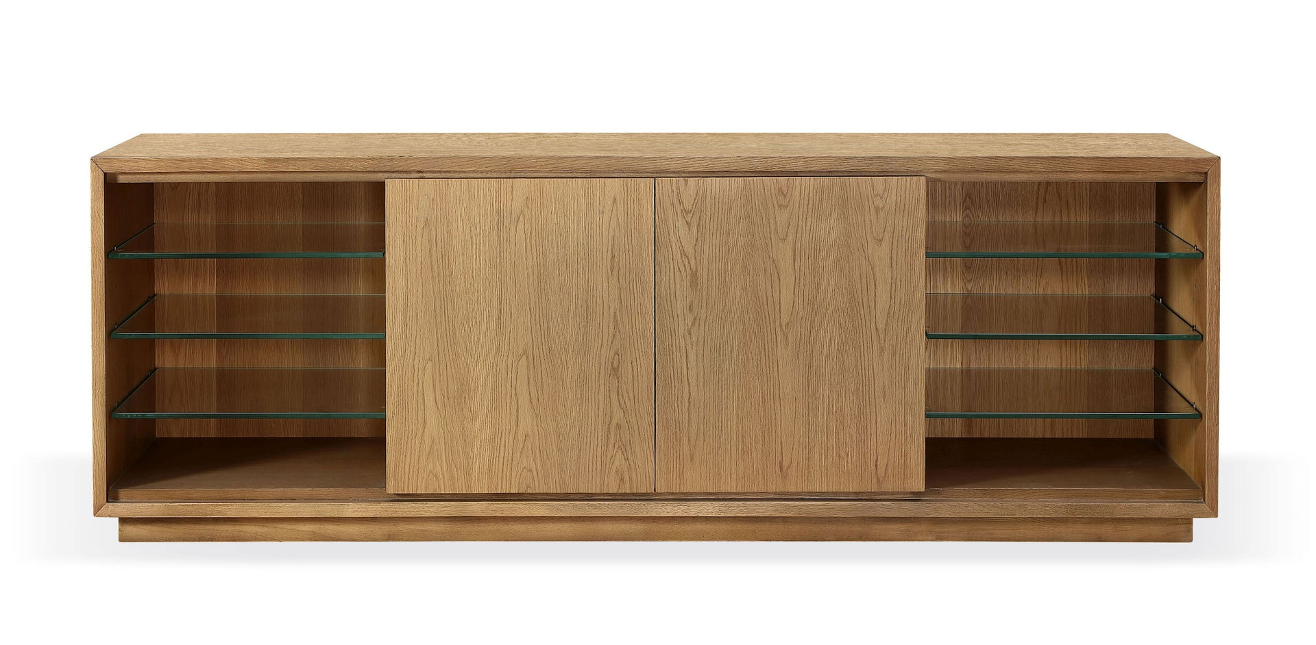 One Coastal Modern 74 inch TV Console in Bisque - What A Room