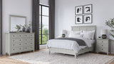 Grace Four Drawer Platform Storage Bed in Elephant Gray - What A Room