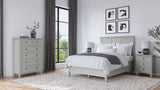 Grace Three Drawer Nightstand in Elephant Grey - What A Room