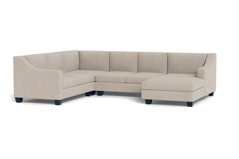 Merced High Back U Sectional with Chaise Sofa