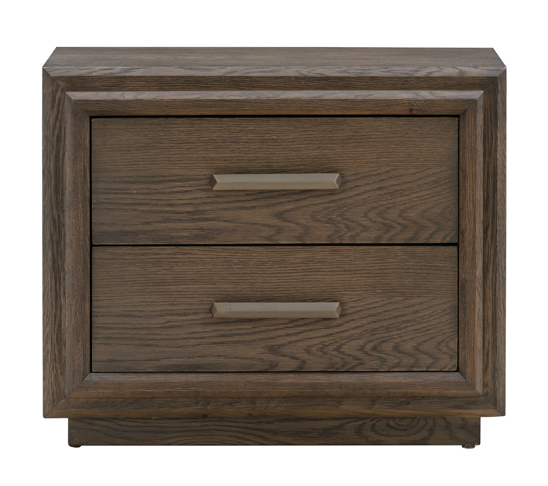 Lawson Two Drawer USB-charger Nightstand in Big Bear Brown - What A Room