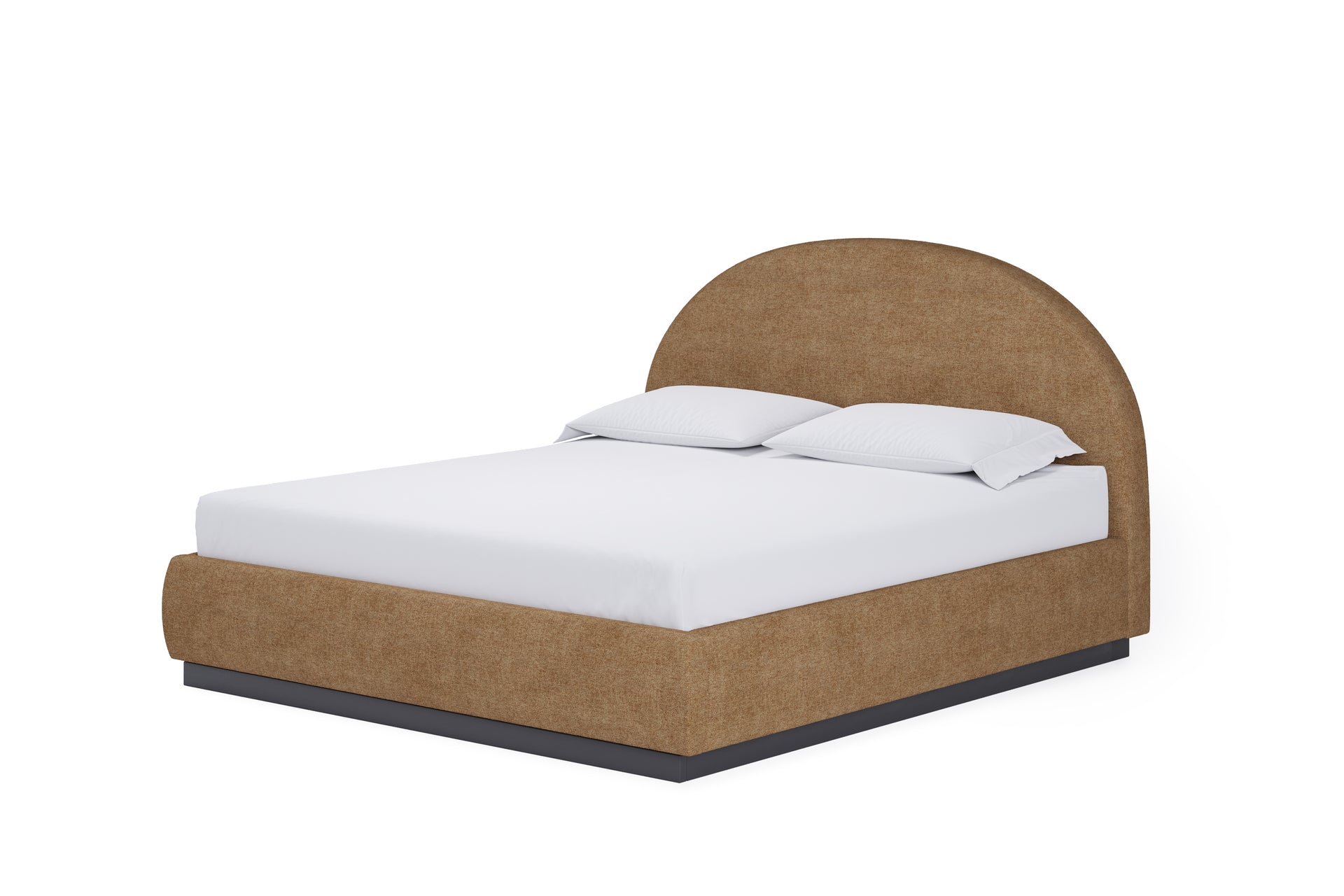Flex Upholstered Bed in Porcini Chenille - What A Room