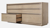 One Coastal Modern Six Drawer Dresser in Bisque - What A Room