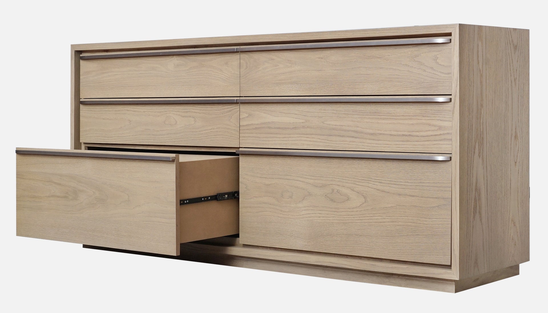 One Coastal Modern Six Drawer Dresser in Bisque - What A Room