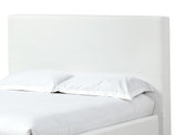 One Upholstered Modern Headboard in Pearl - What A Room