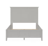 Grace Three Panel Bed in Elephant Grey - What A Room