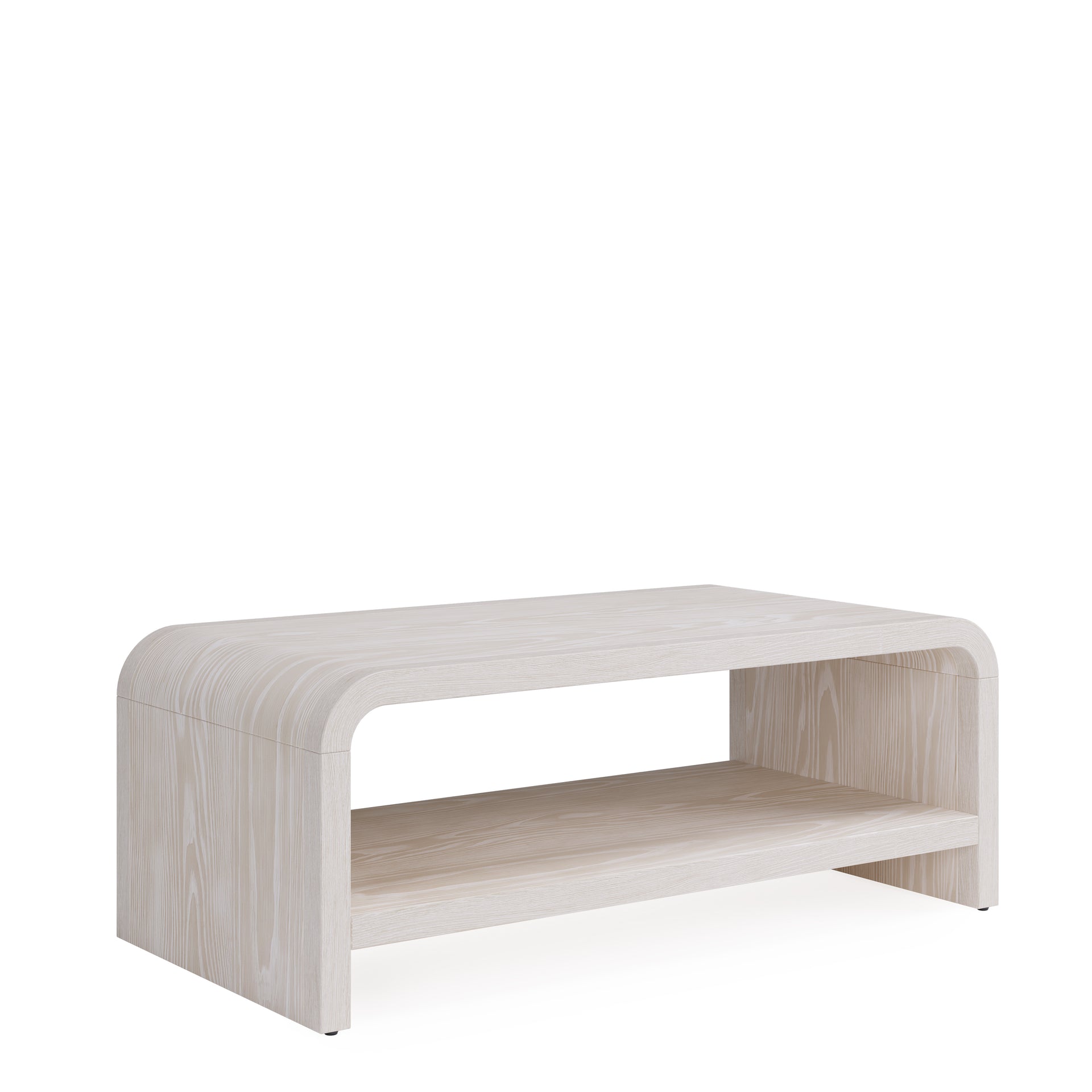Drake Ash Wood Coffee Table in Sugar - What A Room
