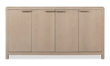 Liv Four Door Ash Wood Sideboard in White Sand - What A Room