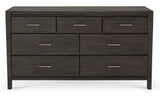 Nevis Seven Drawer Dresser in Sharkskin - What A Room