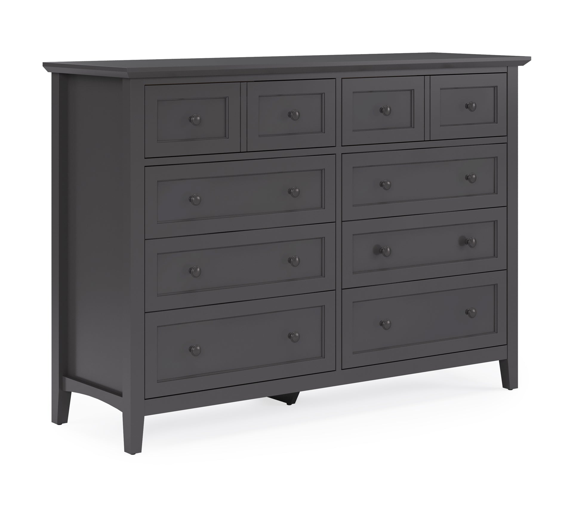 Grace Eight Drawer Dresser in Raven Black - What A Room