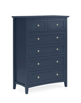 Grace Five Drawer Chest in Blueberry - What A Room
