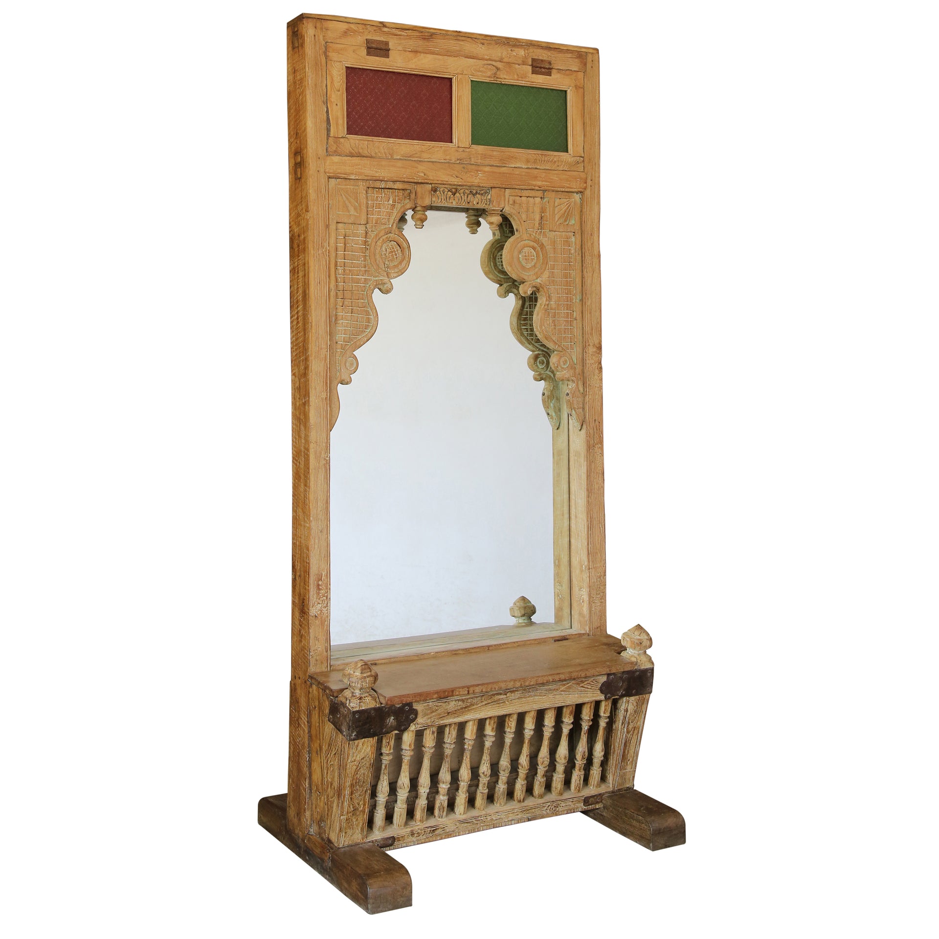 Antique Balcony Mirror - What A Room