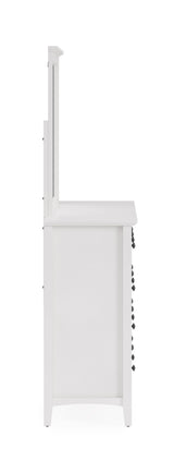 Grace Eight Drawer Dresser in Snowfall White - What A Room