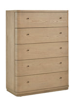 Penny Five Drawer White Ash Chest in Buff Cream - What A Room