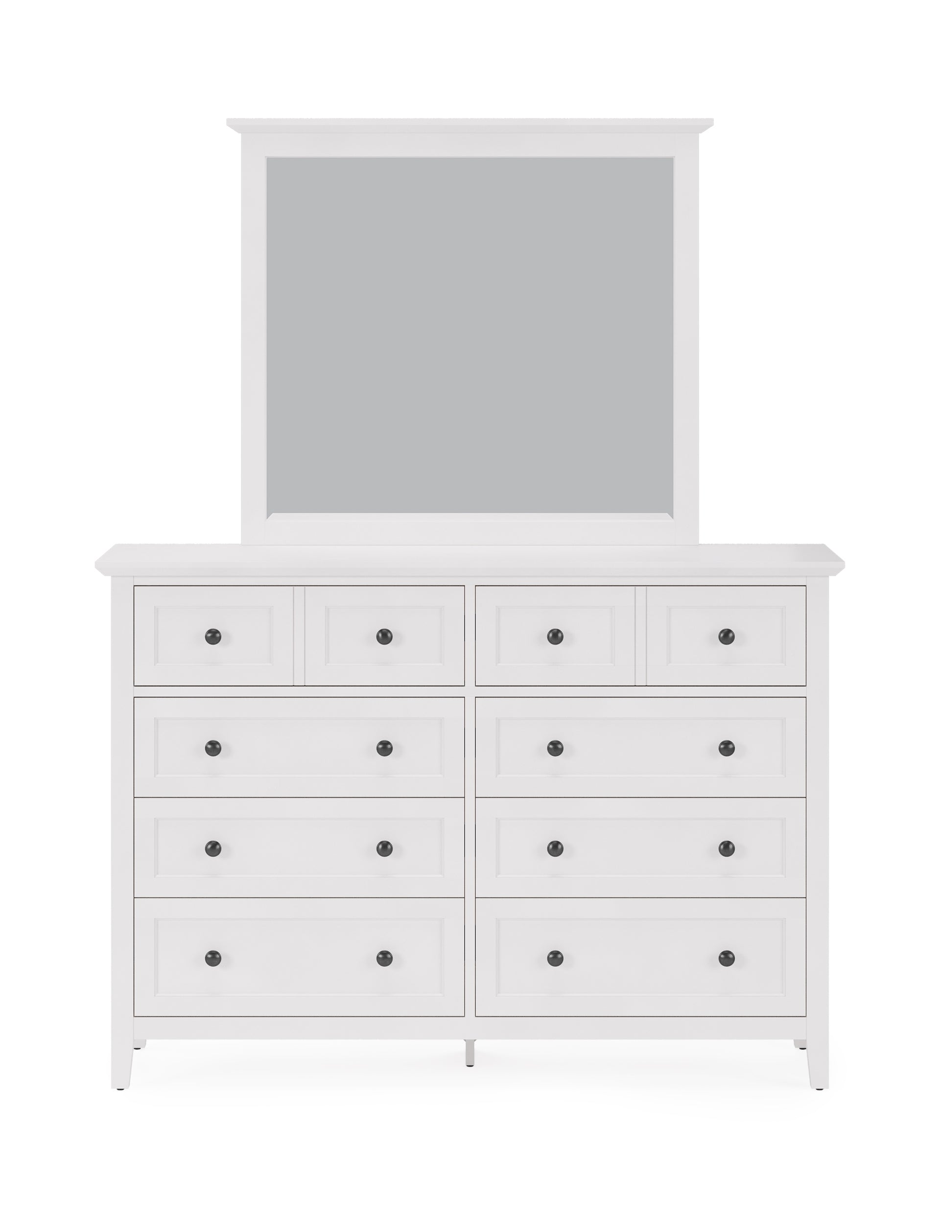 Grace Eight Drawer Dresser in Snowfall White - What A Room