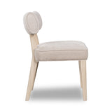 Magnolia Wood Frame Upholstered Dining Chair in Brown Sugar Chenille (Set of 2) - What A Room